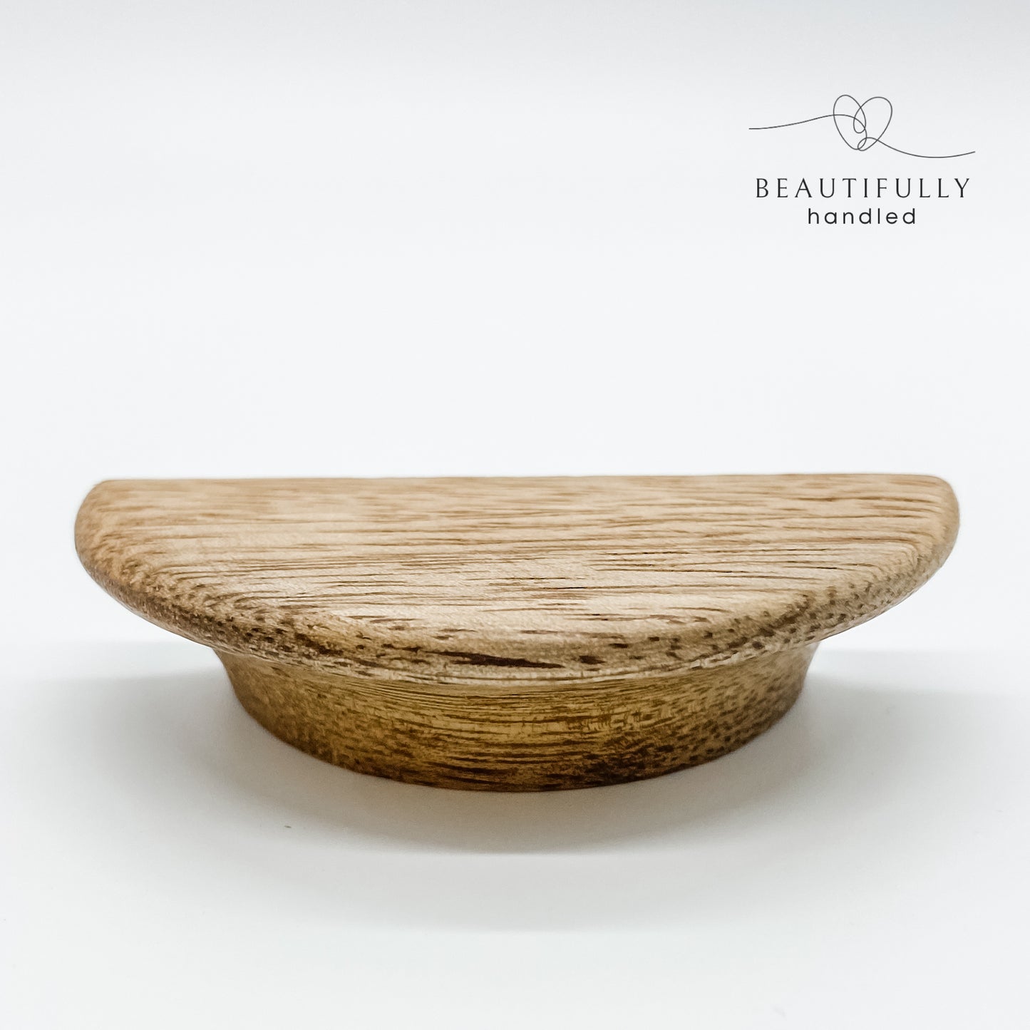 Half moon timber handles