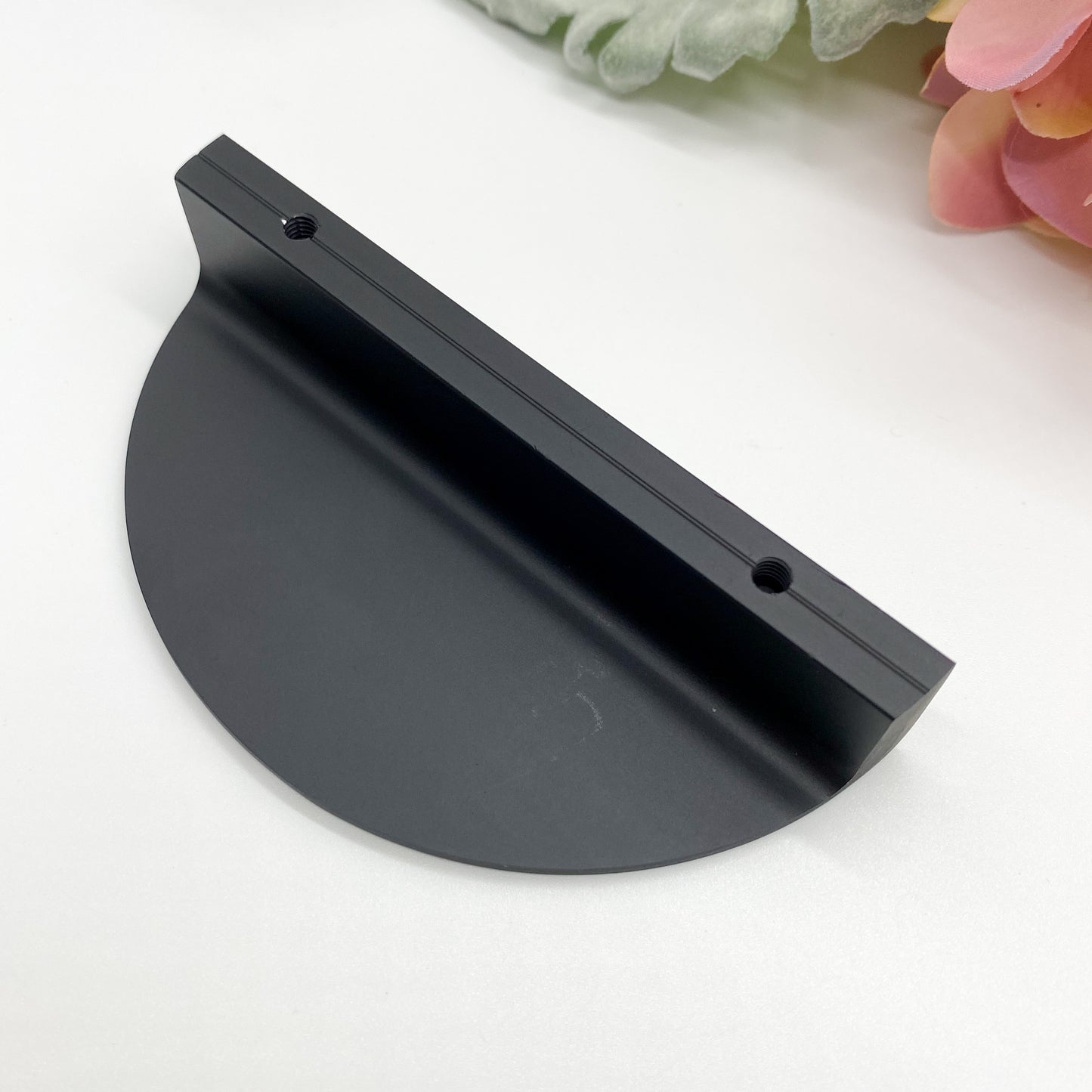 Matt Black half moon cabinet pull handle semicircle handle