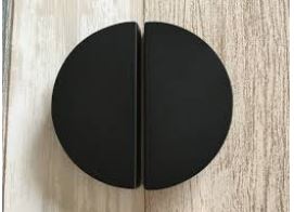 Matt Black half moon cabinet pull handle semicircle handle